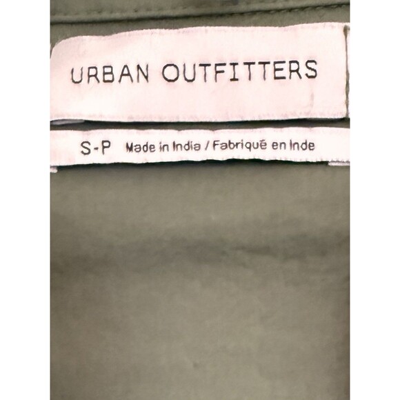Urban Outfitters Green Shirt Dress Small Double Breasted Button Front - Picture 5 of 5